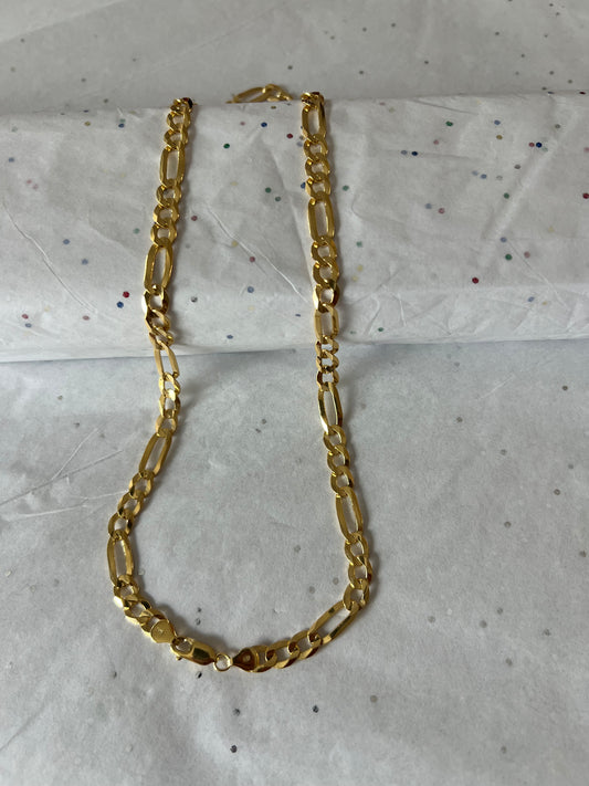 solid Ultra Light Figaro Chain